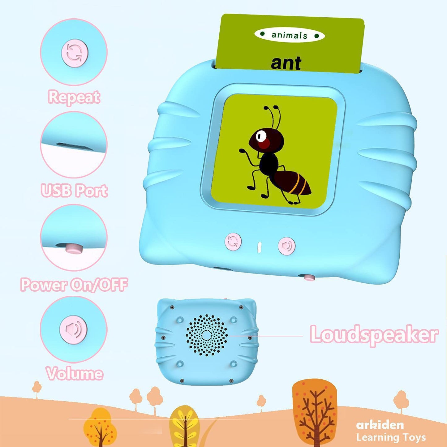 English early education card machine